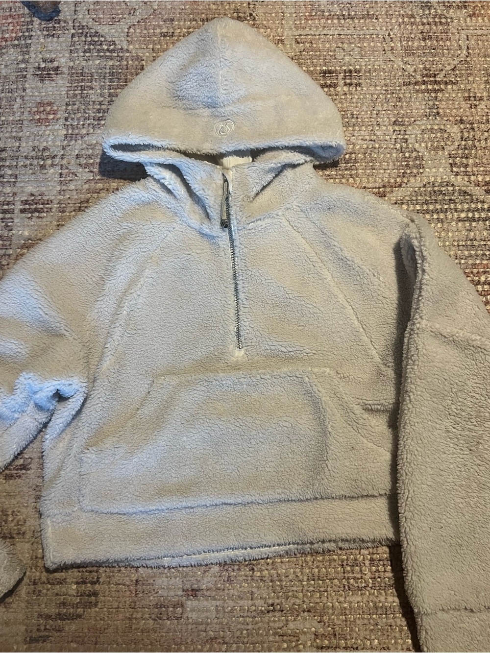 Lululemon Scuba Oversized Half-Zip Fleece Hoodie XS/S
White Opal